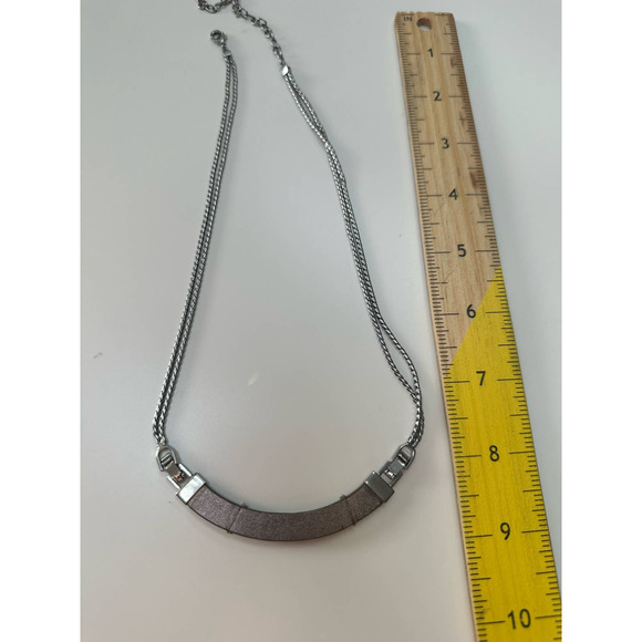 Keep Collective Necklace with double chain and leather - Picture 4 of 4